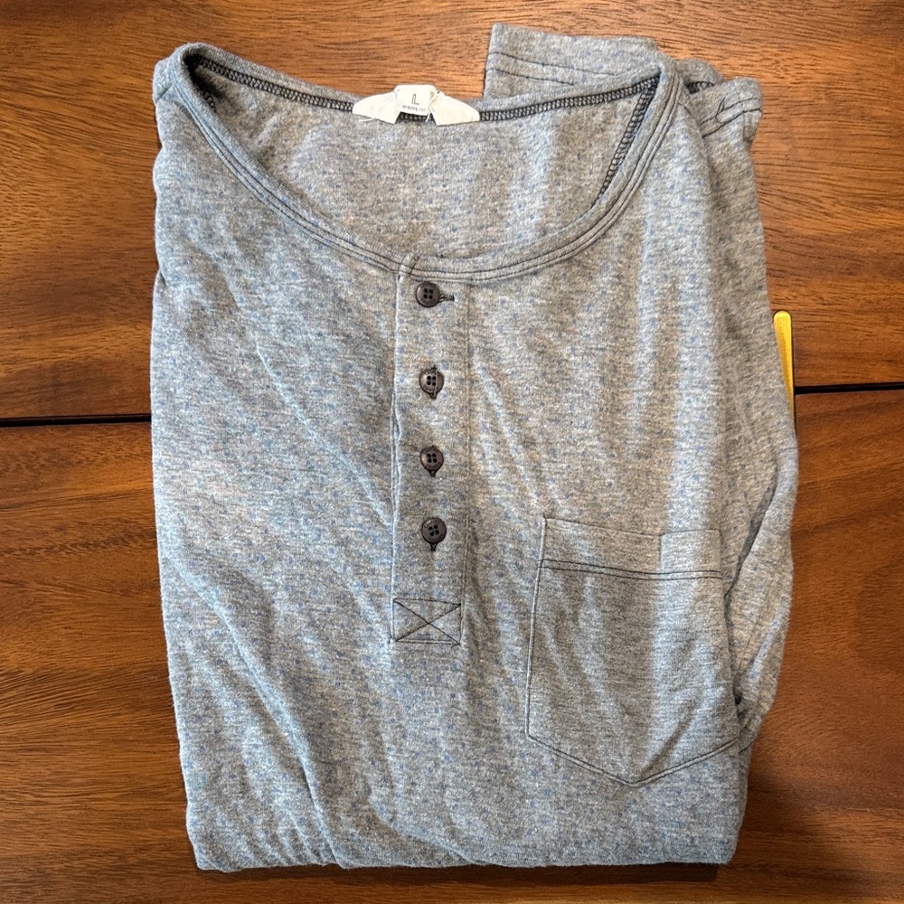 Ezekiel Gray Casual Button Down Shirt